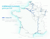 Figure 10 - French river networks (sources: Voies navigables de France and Ministère de la Transition écologique et de la Cohésion des territoires)